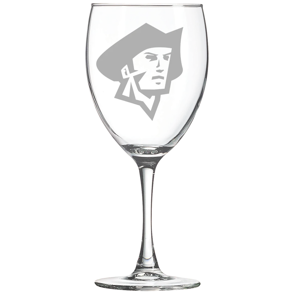 Malone University Polar Camel 10 1/2 oz. Wine Glass