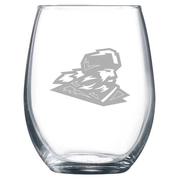 Mansfield University of Pennsylvania Polar Camel 9 oz. Stemless Wine Glass