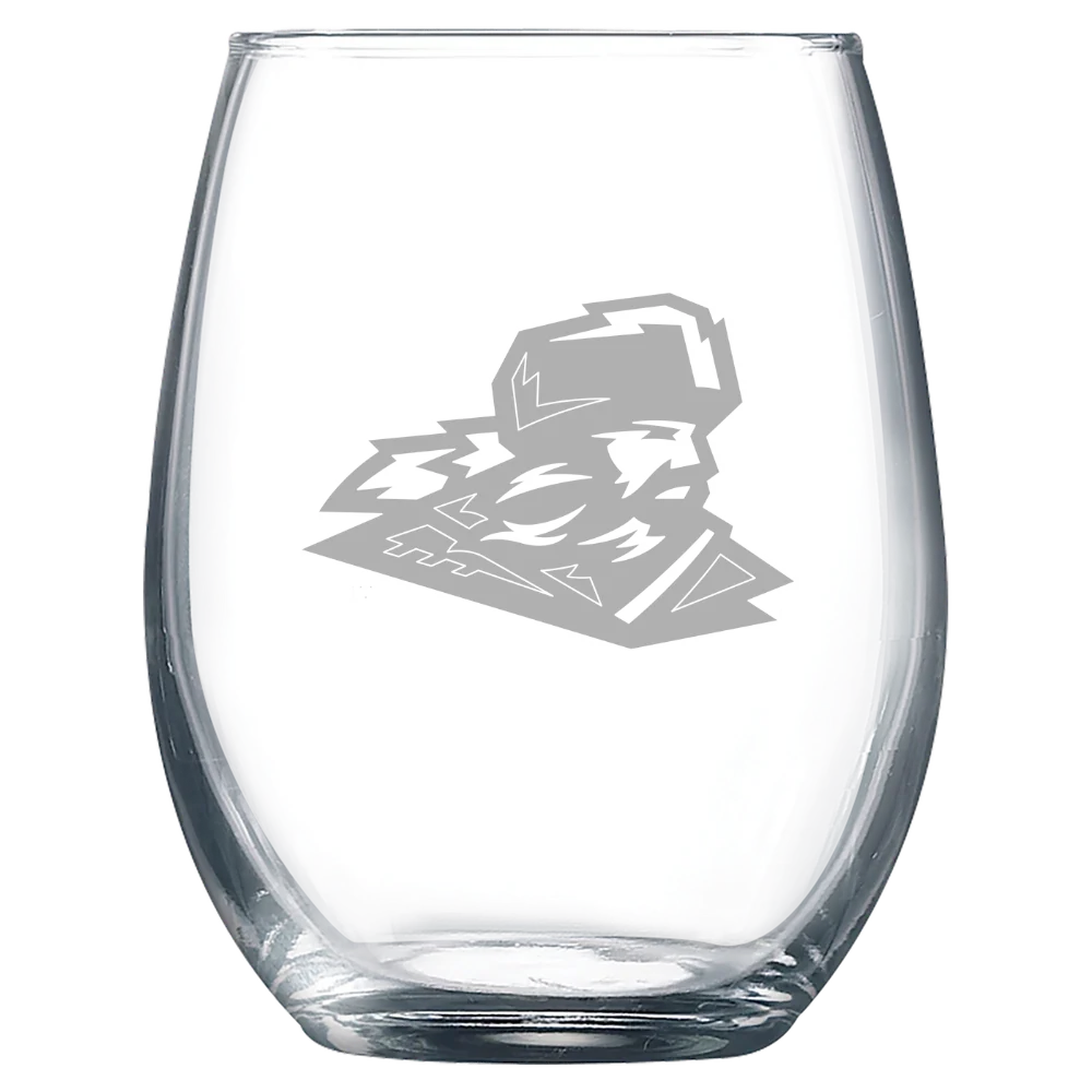 Mansfield University of Pennsylvania Polar Camel 9 oz. Stemless Wine Glass