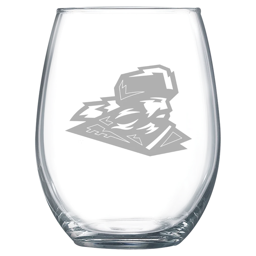 Mansfield University of Pennsylvania Polar Camel 15 oz. Stemless Wine Glass