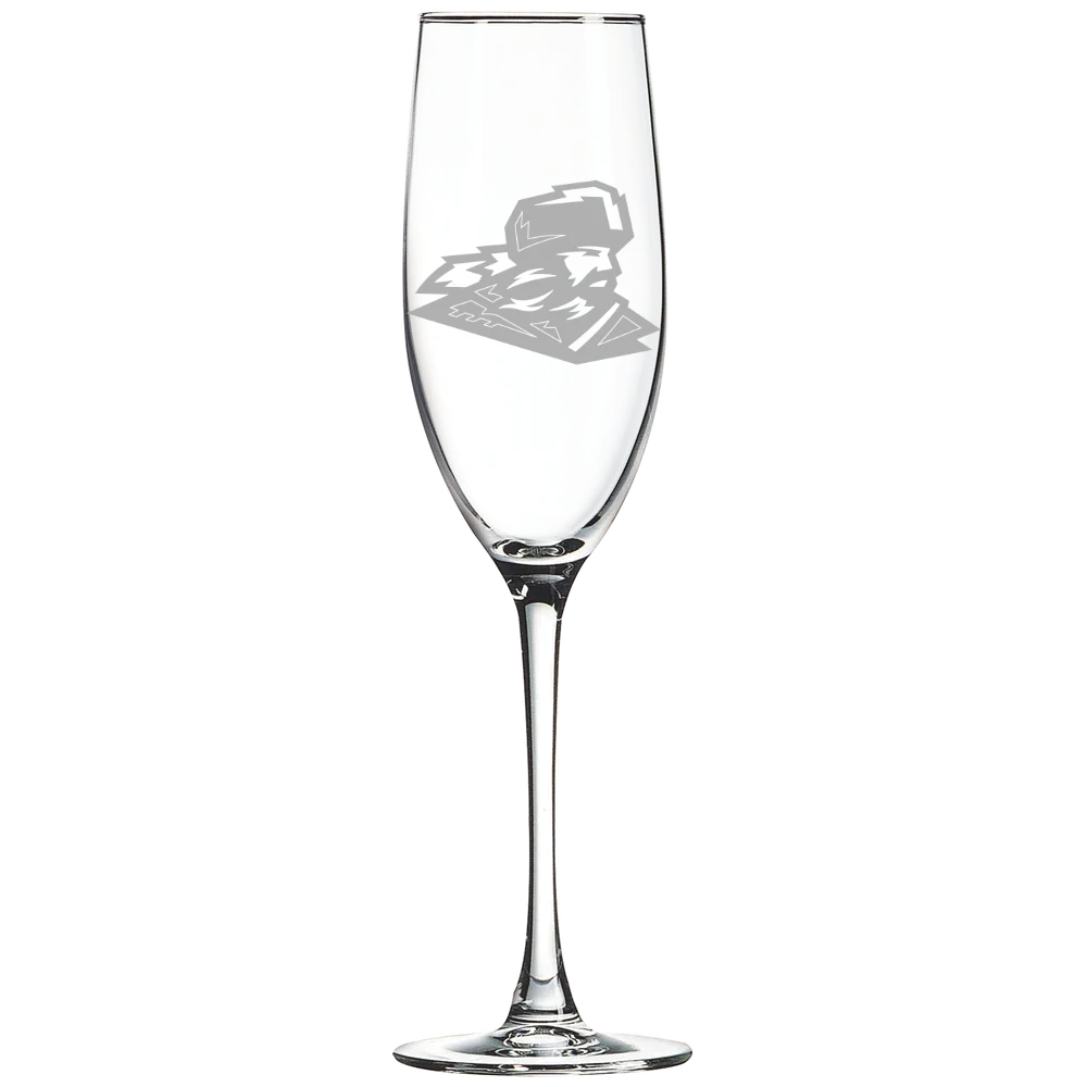 Mansfield University of Pennsylvania Polar Camel 8 oz. Champagne Flute
