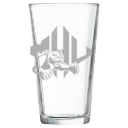 Mars Hill University Polar Camel 16 oz. Pint Mixing Glass