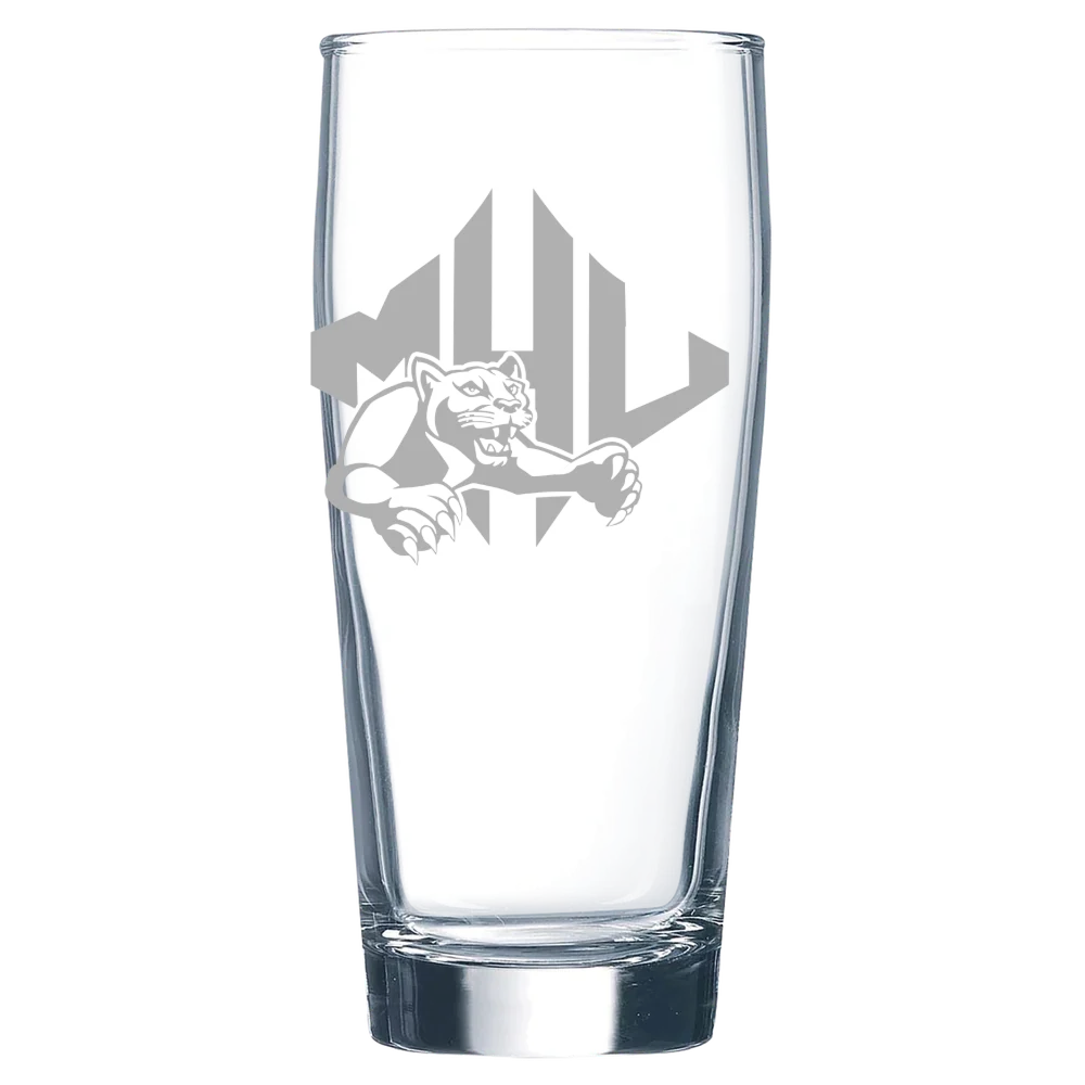 Mars Hill University Polar Camel 16 oz. Willi Becher Beer Glass