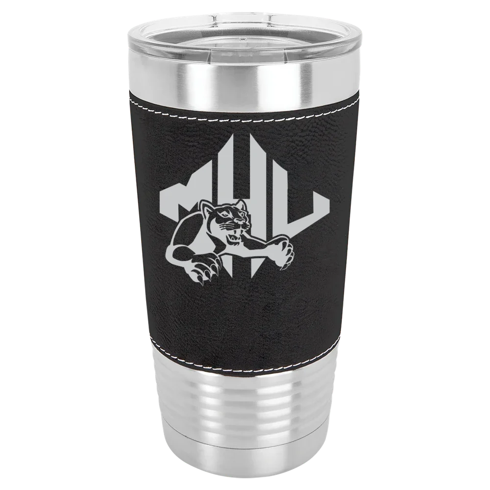Mars Hill University Polar Camel 20 oz. Leatherette Grip Tumbler with Standard Lid