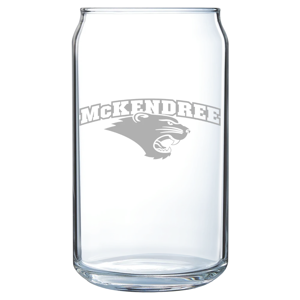 McKendree University Polar Camel 16 oz. Can Glass