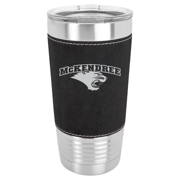 McKendree University Polar Camel 20 oz. Leatherette Grip Tumbler with Standard Lid