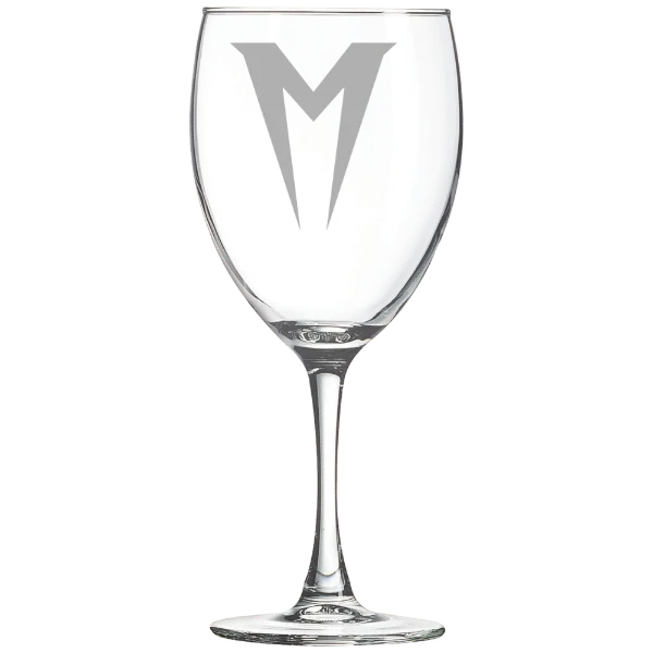 Menlo College Polar Camel 10 1/2 oz. Wine Glass