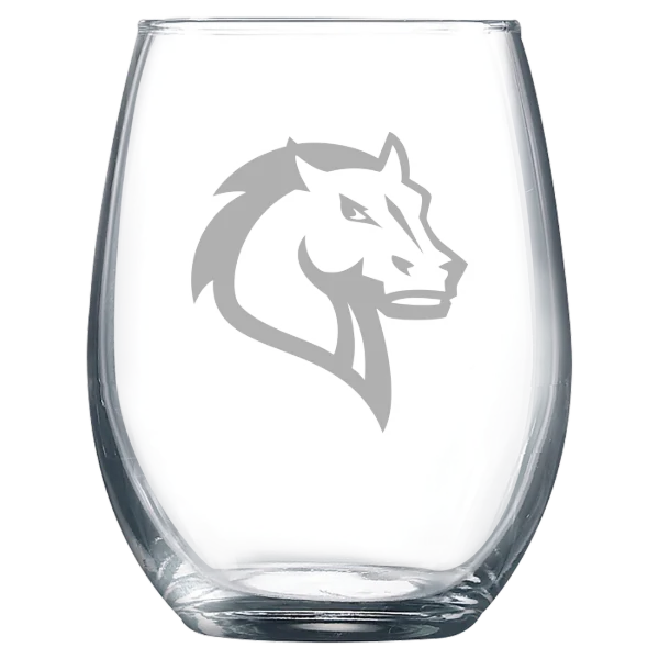 Mercy University Polar Camel 9 oz. Stemless Wine Glass