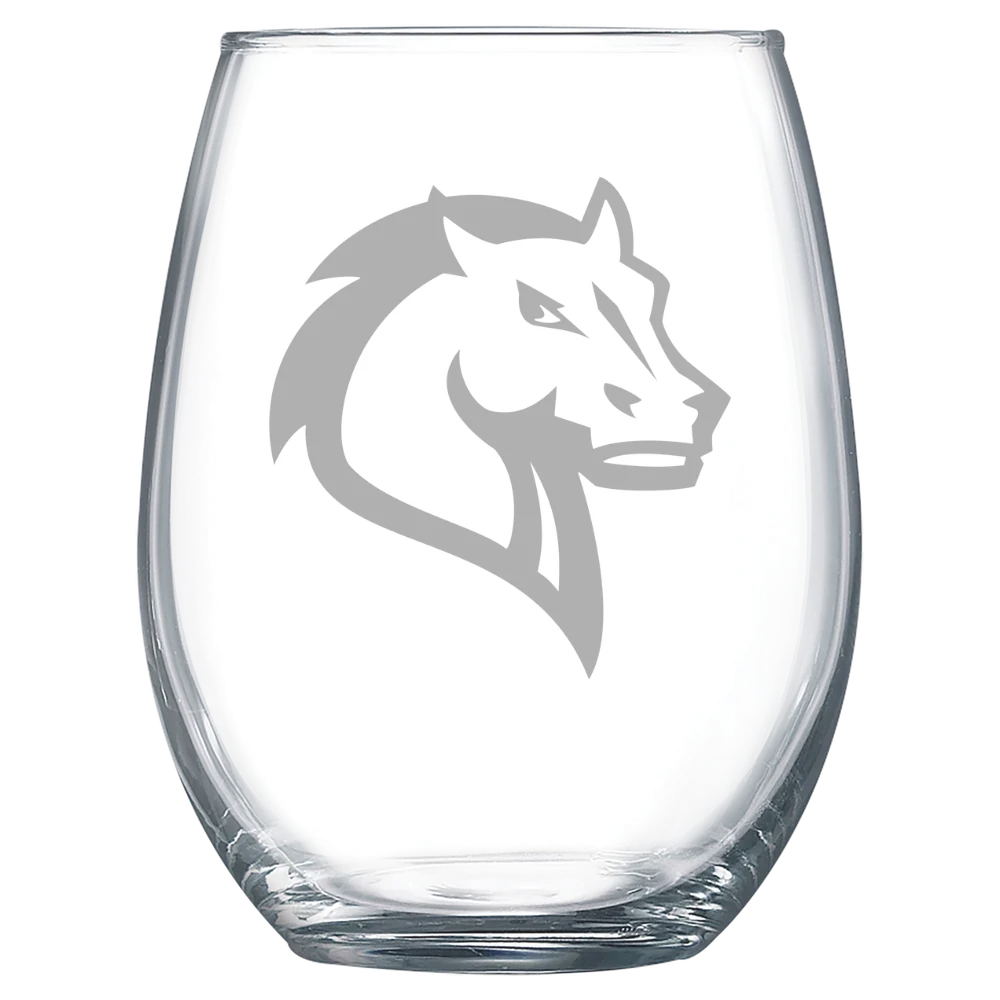 Mercy University Polar Camel 15 oz. Stemless Wine Glass