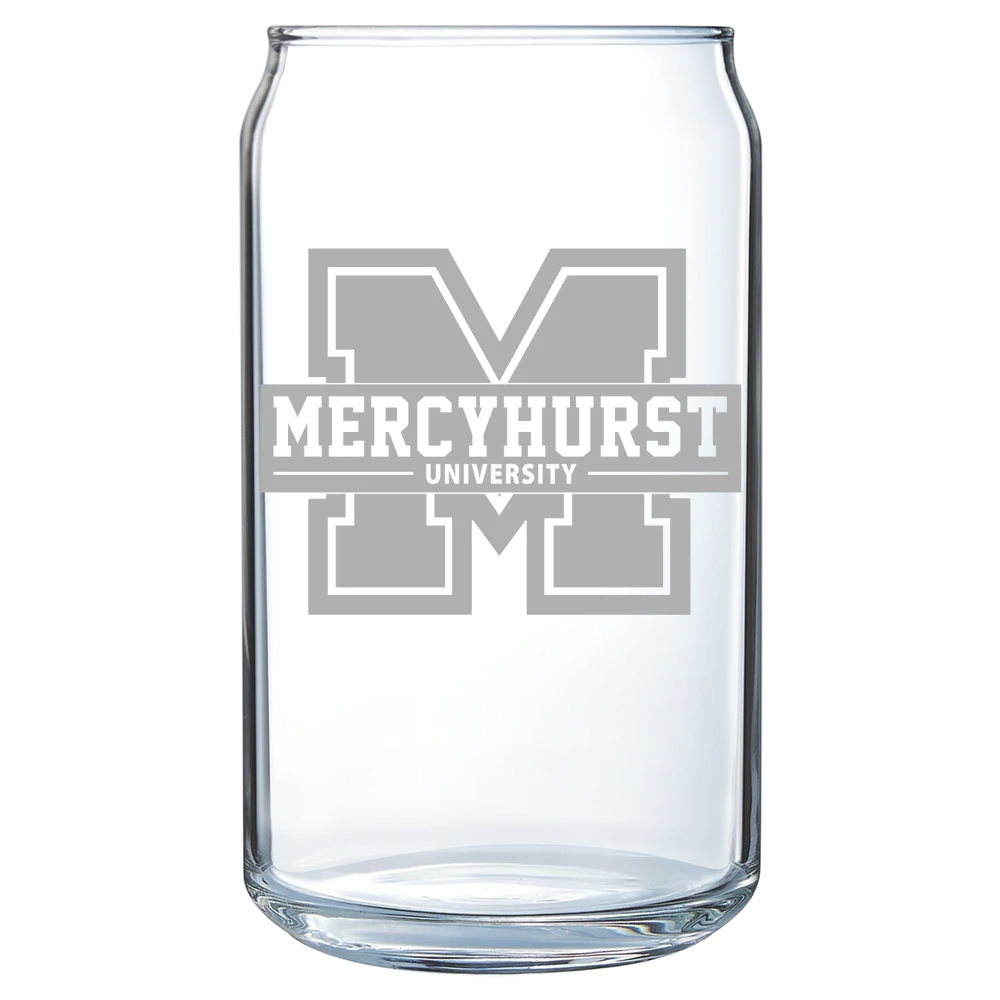 Mercyhurst University Polar Camel 16 oz. Can Glass