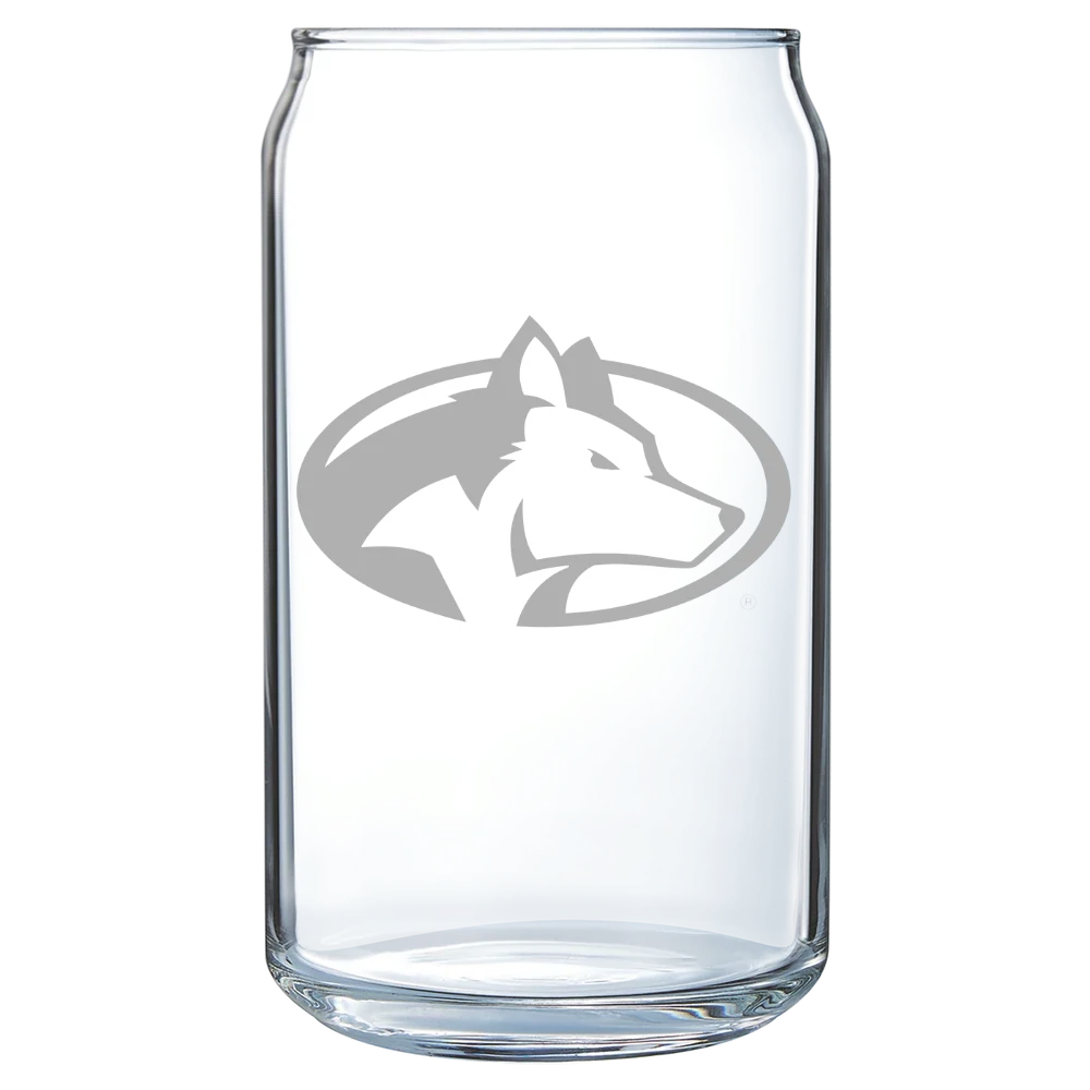 Michigan Technological University Polar Camel 16 oz. Can Glass