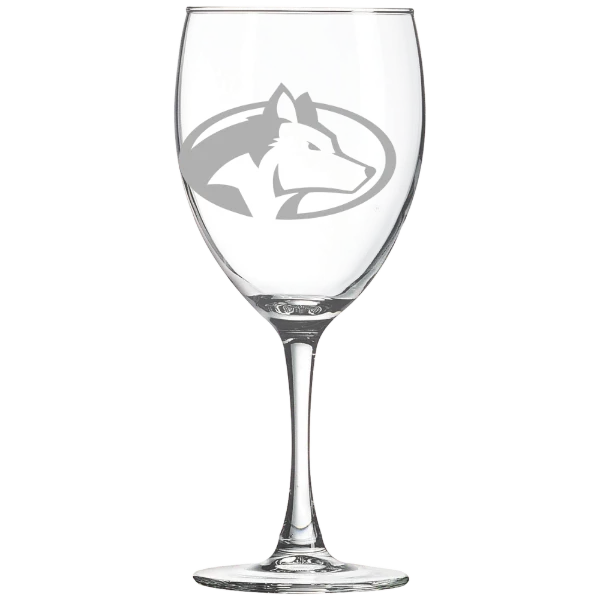 Michigan Technological University Polar Camel 10 1/2 oz. Wine Glass