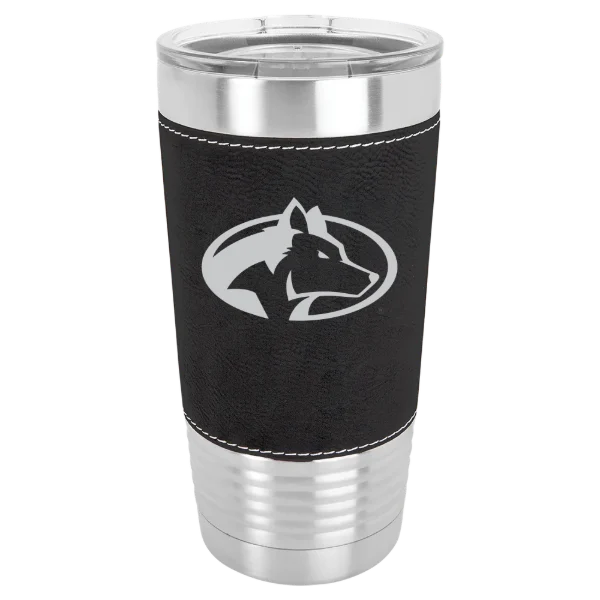 Michigan Technological University Polar Camel 20 oz. Leatherette Grip Tumbler with Standard Lid