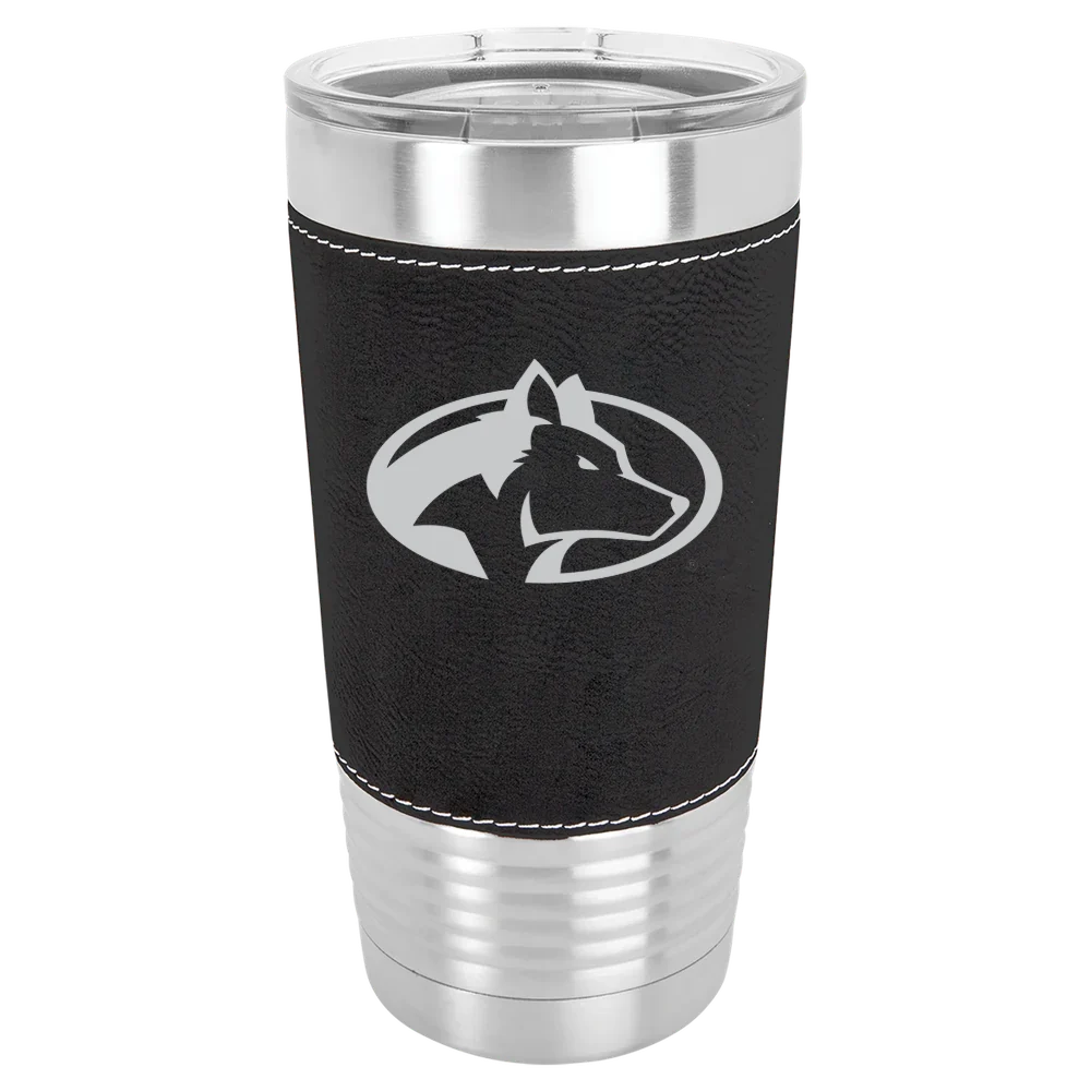 Michigan Technological University Polar Camel 20 oz. Leatherette Grip Tumbler with Standard Lid