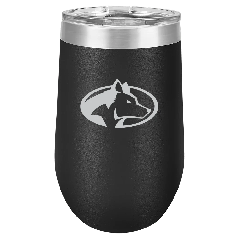Michigan Technological University Polar Camel 16 oz. Stemless Wine Tumbler