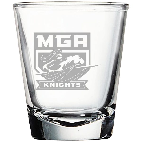 Middle Georgia State University Polar Camel 1.7 oz. Shot Glass