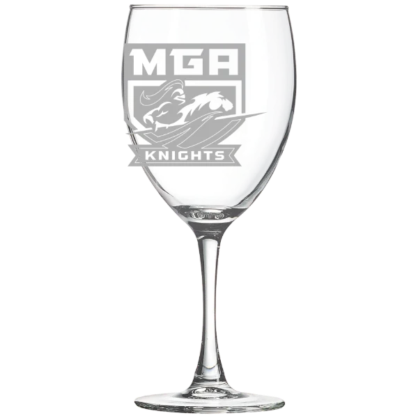 Middle Georgia State University Polar Camel 10 1/2 oz. Wine Glass