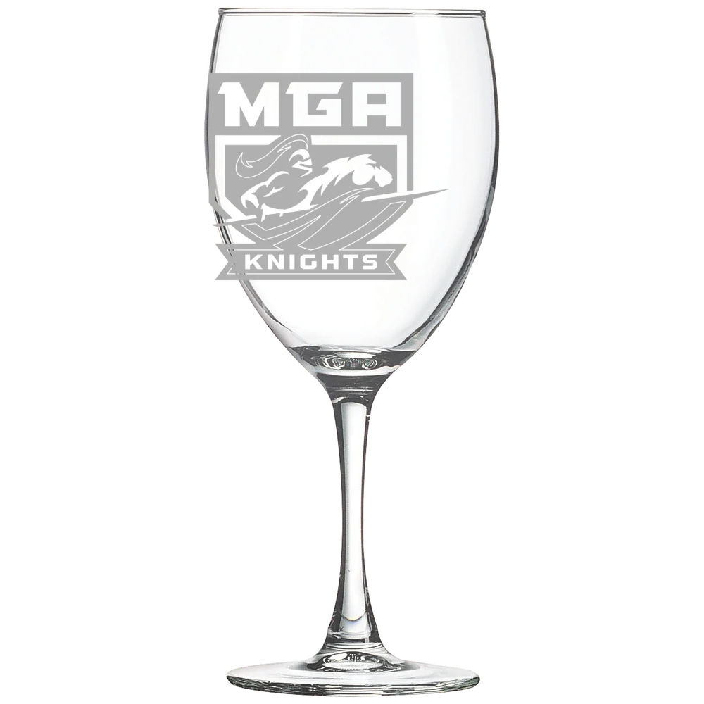 Middle Georgia State University Polar Camel 10 1/2 oz. Wine Glass