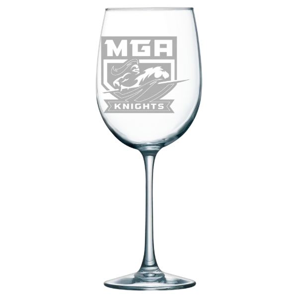 Middle Georgia State University Polar Camel 19 oz. Wine Glass