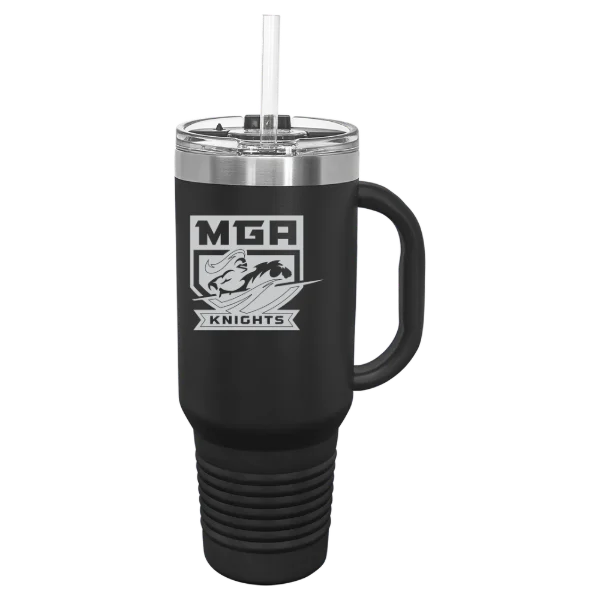 Middle Georgia State University Polar Camel 40 oz. Travel Mug with Snap Lid & Straw