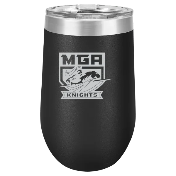 Middle Georgia State University Polar Camel 16 oz. Stemless Wine Tumbler