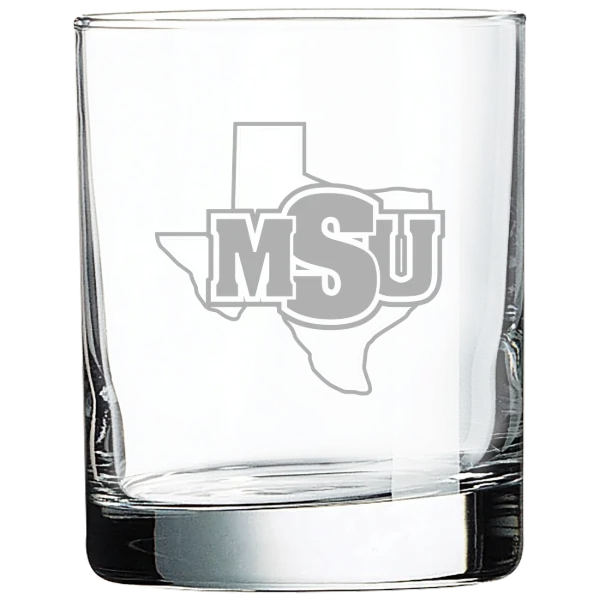 Midwestern State University Polar Camel 10 1/2 oz. On The Rocks Glass