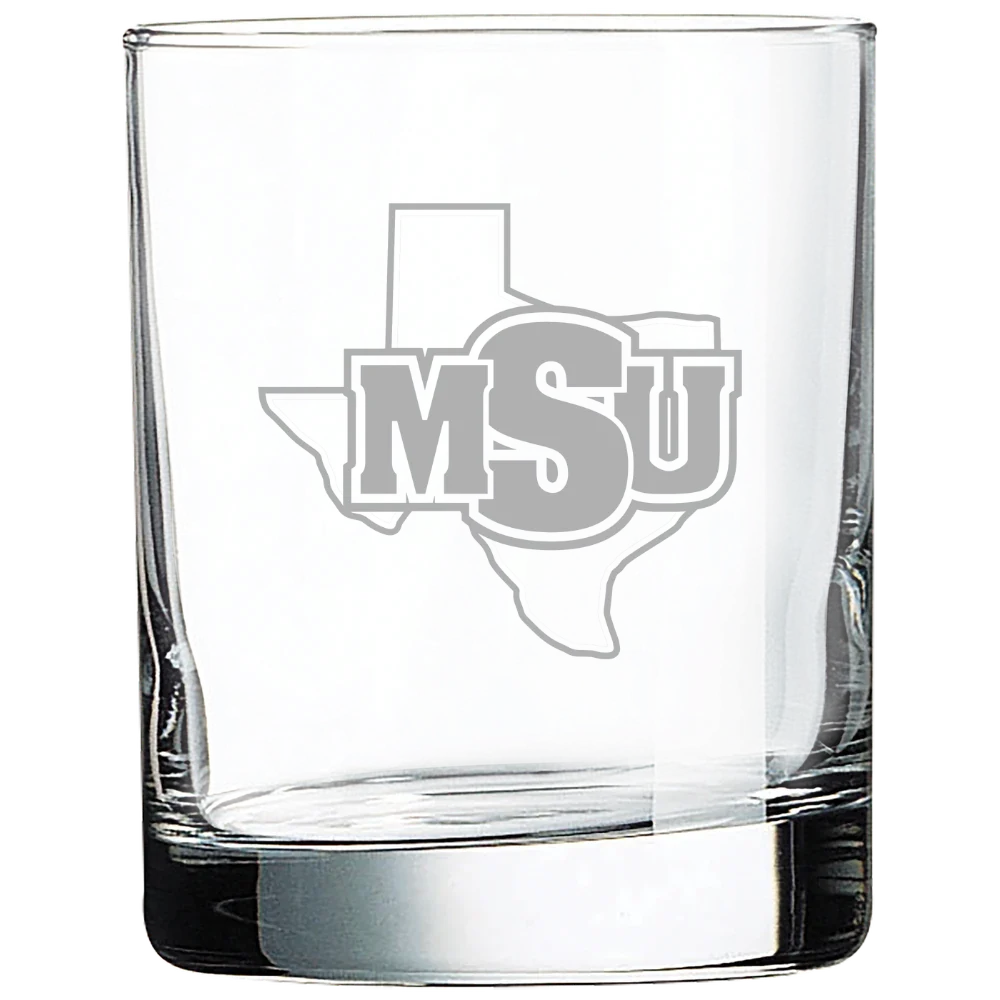 Midwestern State University Polar Camel 10 1/2 oz. On The Rocks Glass
