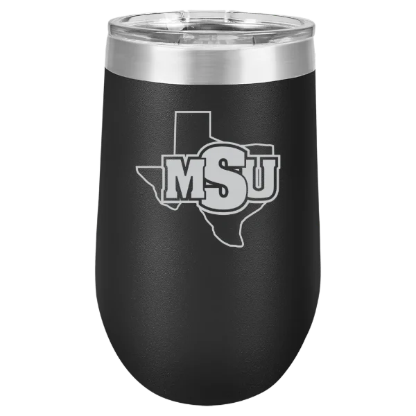 Midwestern State University Polar Camel 16 oz. Stemless Wine Tumbler