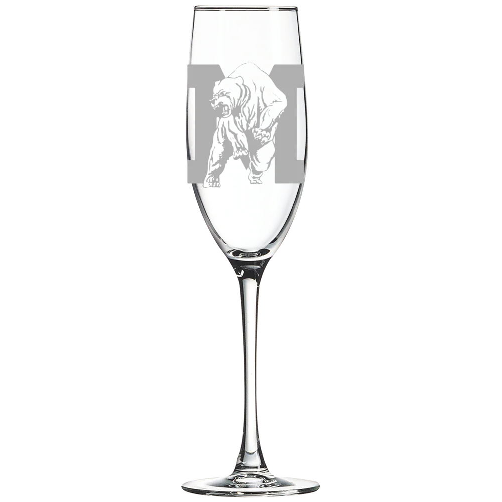 Miles College Polar Camel 8 oz. Champagne Flute