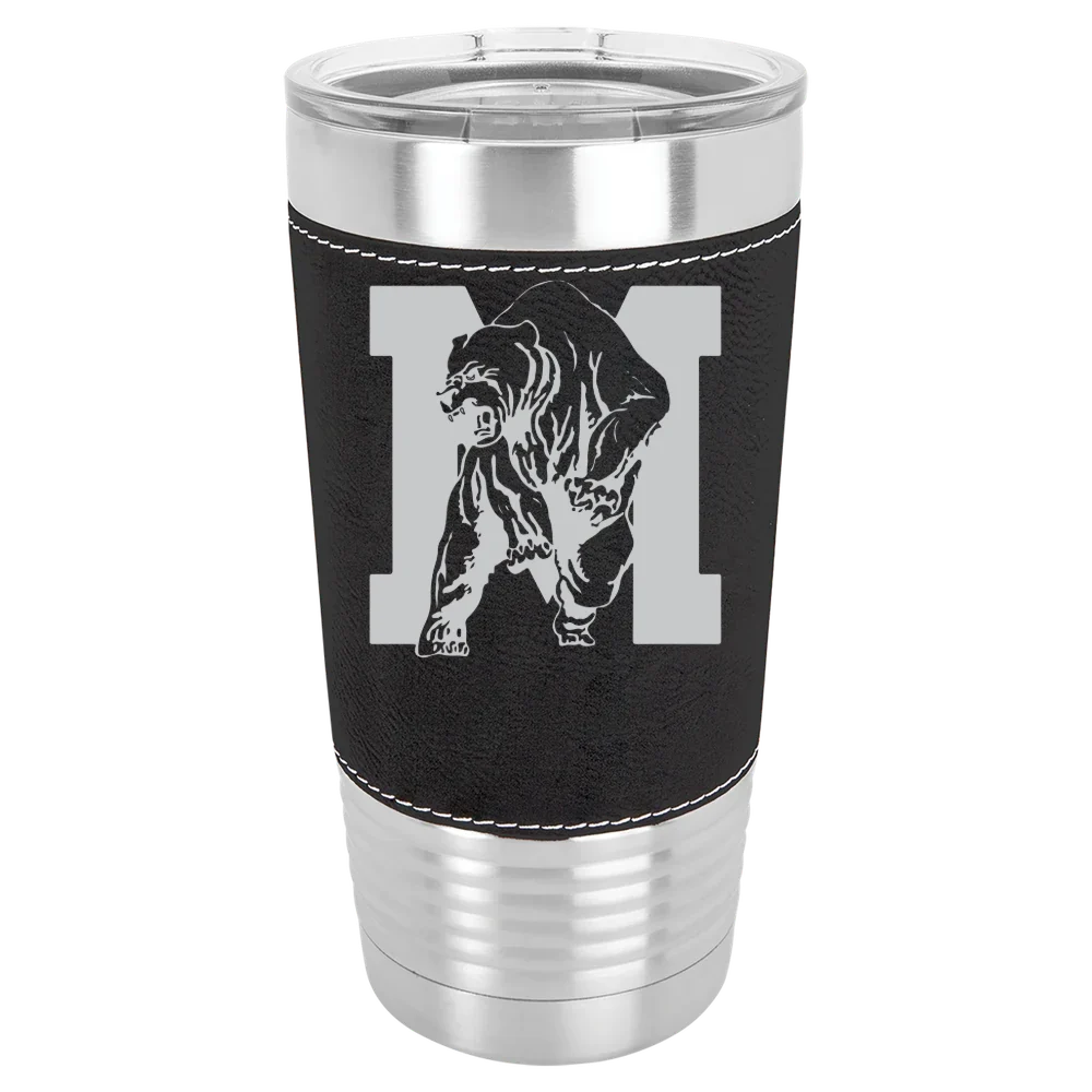 Miles College Polar Camel 20 oz. Leatherette Grip Tumbler with Standard Lid