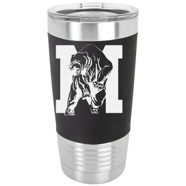 Miles College Polar Camel 20 oz. Silicone Grip Tumbler with Standard Lid