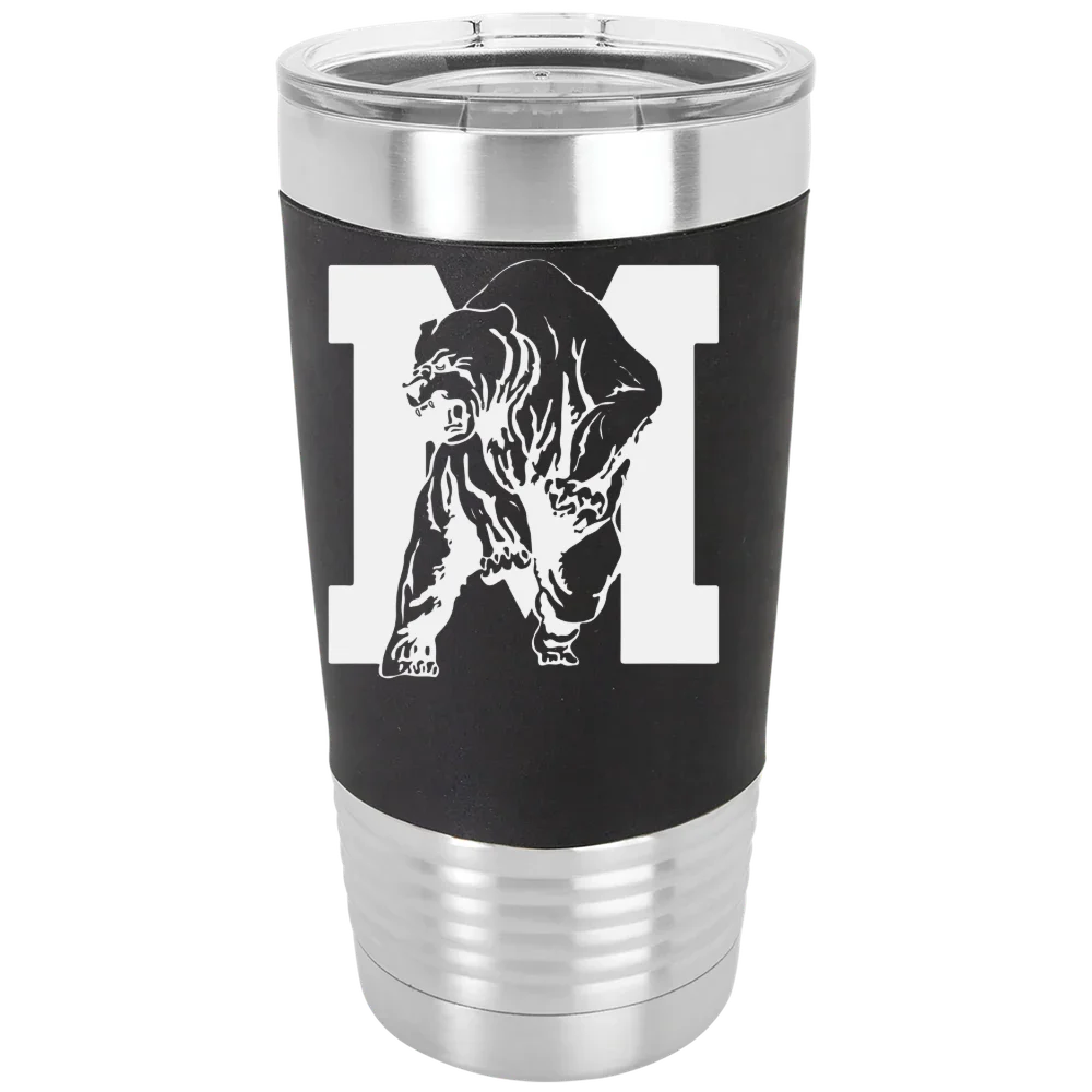 Miles College Polar Camel 20 oz. Silicone Grip Tumbler with Standard Lid