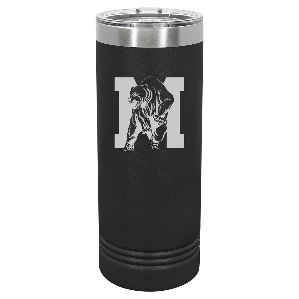 Miles College Polar Camel 22 oz. Skinny Tumbler with Slider Lid