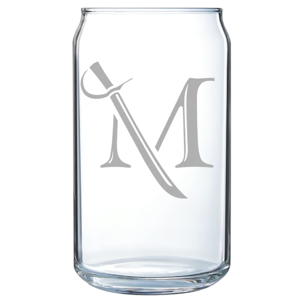 Millersville University of Pennsylvania Polar Camel 16 oz. Can Glass
