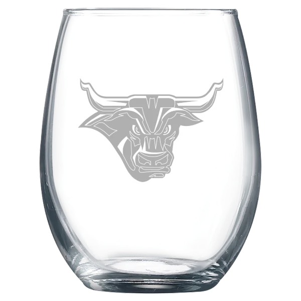 Minnesota State University, Mankato Polar Camel 9 oz. Stemless Wine Glass