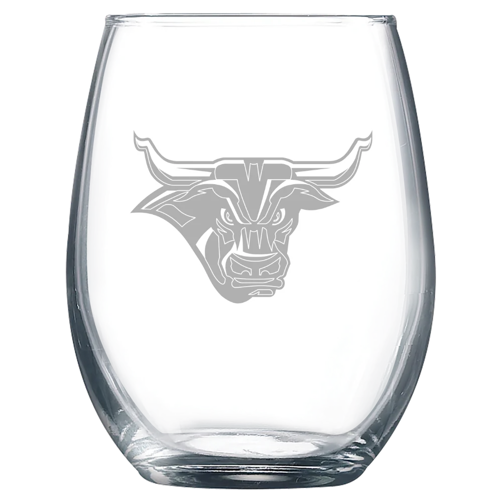 Minnesota State University, Mankato Polar Camel 9 oz. Stemless Wine Glass