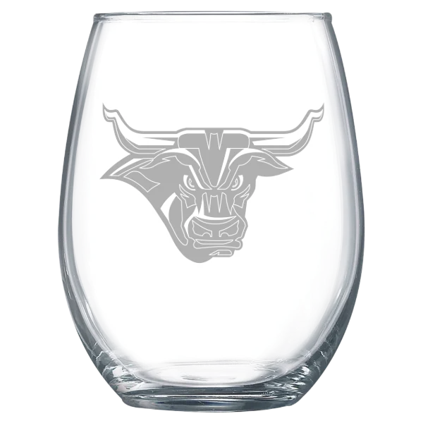 Minnesota State University, Mankato Polar Camel 15 oz. Stemless Wine Glass