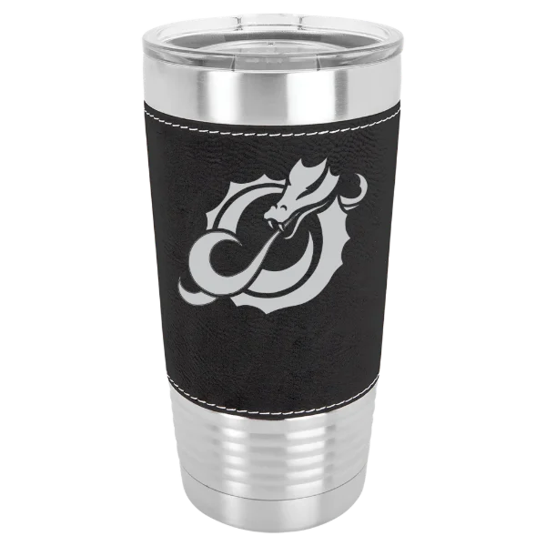 Minnesota State University Moorhead Polar Camel 20 oz. Leatherette Grip Tumbler with Standard Lid