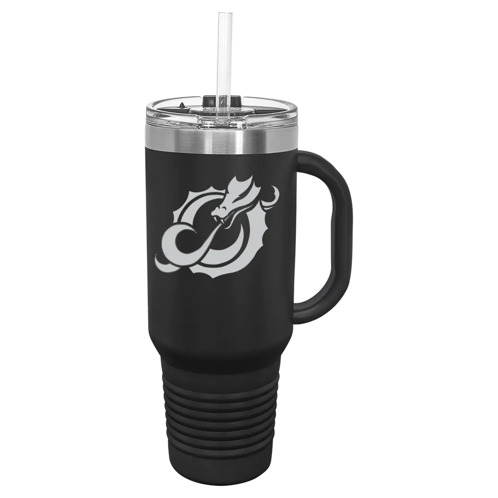Minnesota State University Moorhead Polar Camel 40 oz. Travel Mug with Snap Lid & Straw