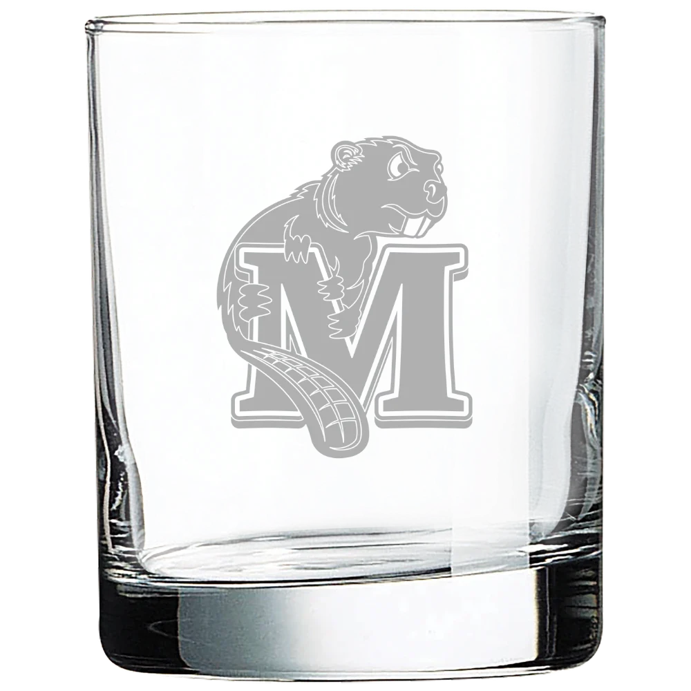 Minot State University Polar Camel 10 1/2 oz. On The Rocks Glass