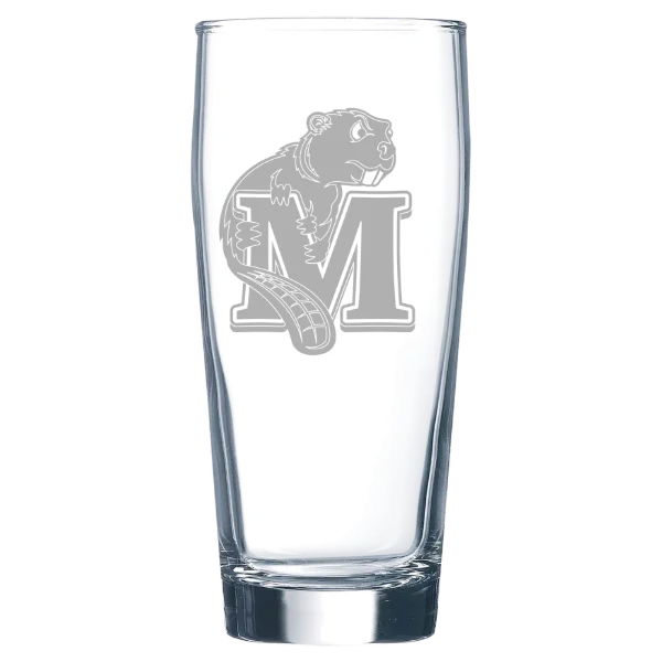Minot State University Polar Camel 16 oz. Willi Becher Beer Glass