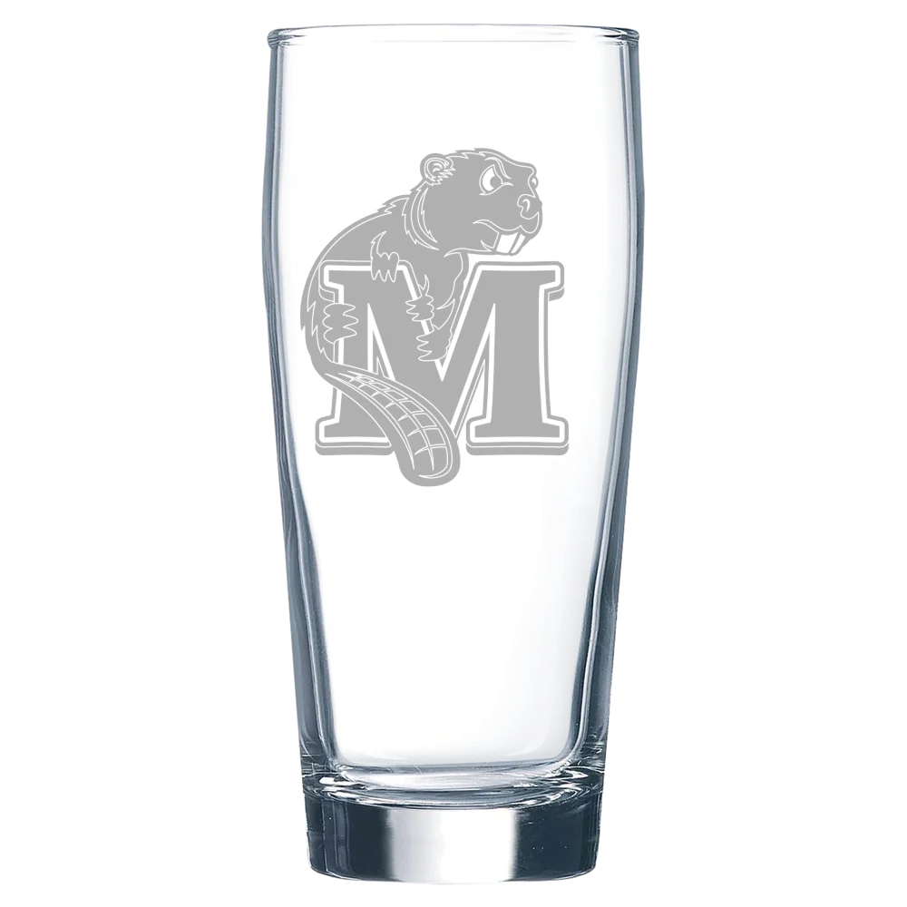 Minot State University Polar Camel 16 oz. Willi Becher Beer Glass