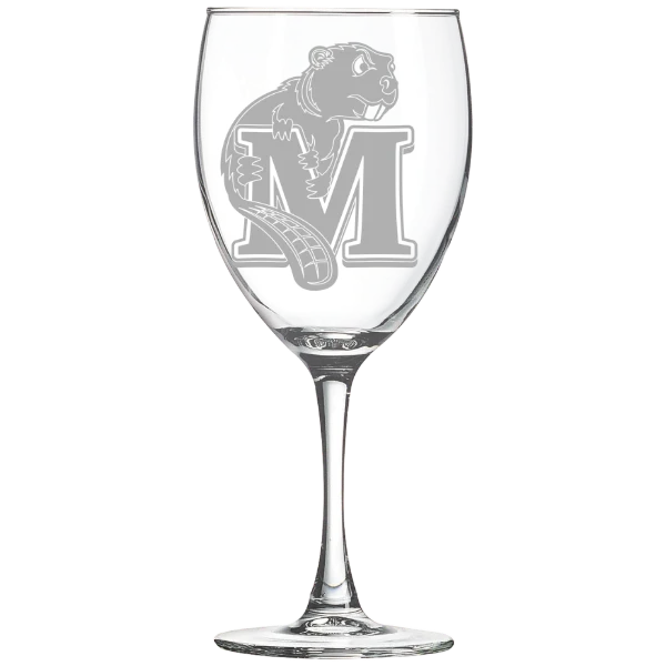 Minot State University Polar Camel 10 1/2 oz. Wine Glass