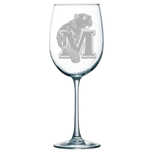 Minot State University Polar Camel 19 oz. Wine Glass