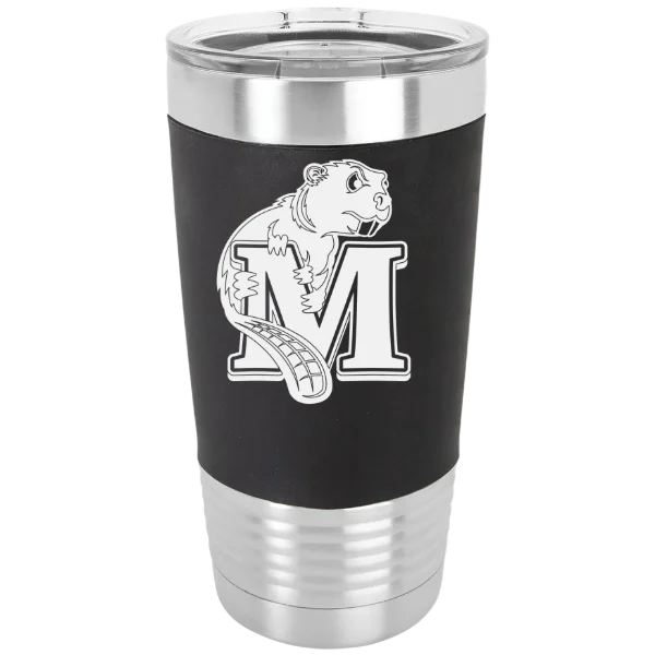 Minot State University Polar Camel 20 oz. Silicone Grip Tumbler with Standard Lid