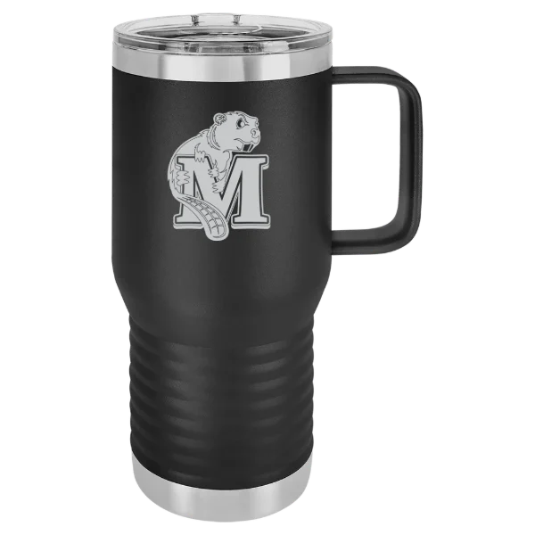 Minot State University Polar Camel 20 oz. Travel Mug with Slider Lid