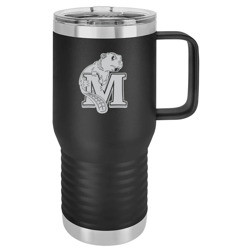 Minot State University Polar Camel 20 oz. Travel Mug with Slider Lid