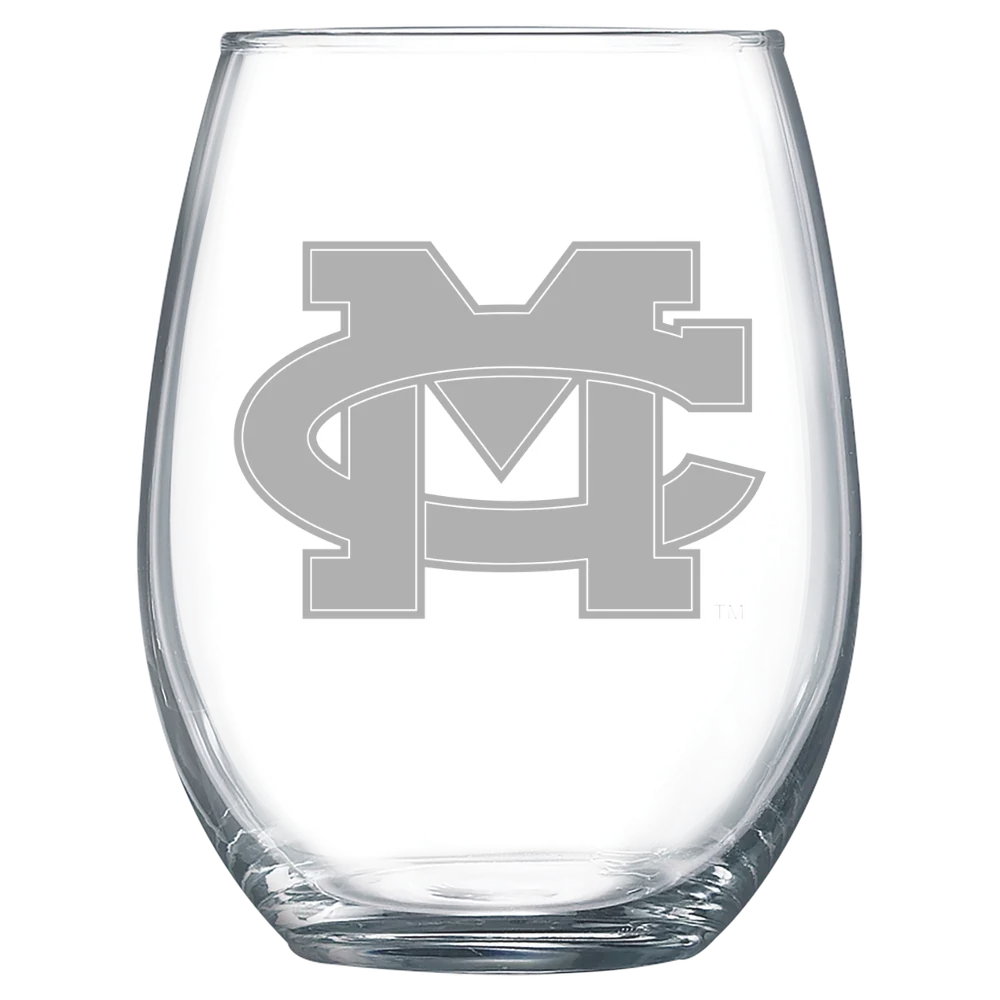 Mississippi Christian University Polar Camel 15 oz. Stemless Wine Glass