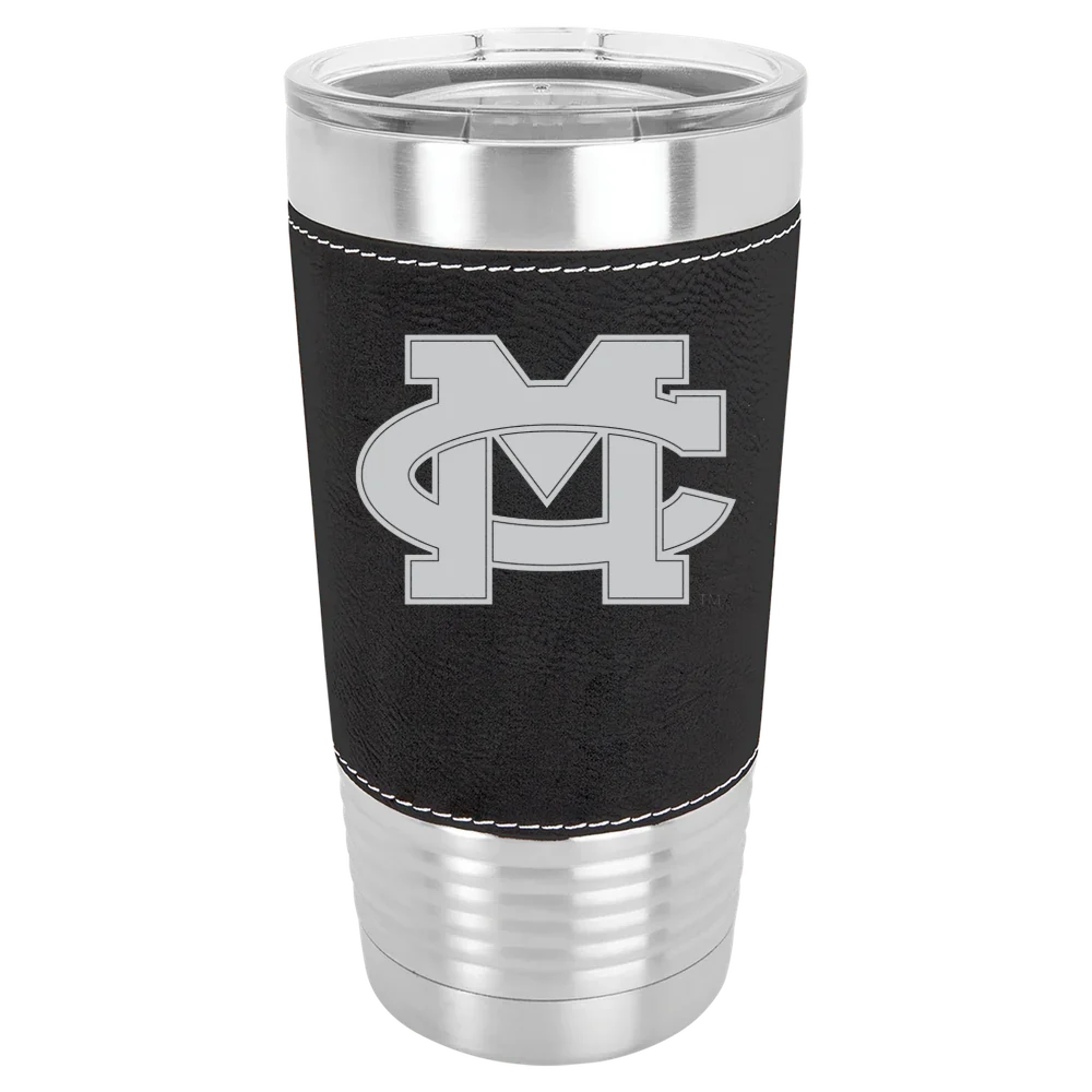 Mississippi Christian University Polar Camel 20 oz. Leatherette Grip Tumbler with Standard Lid