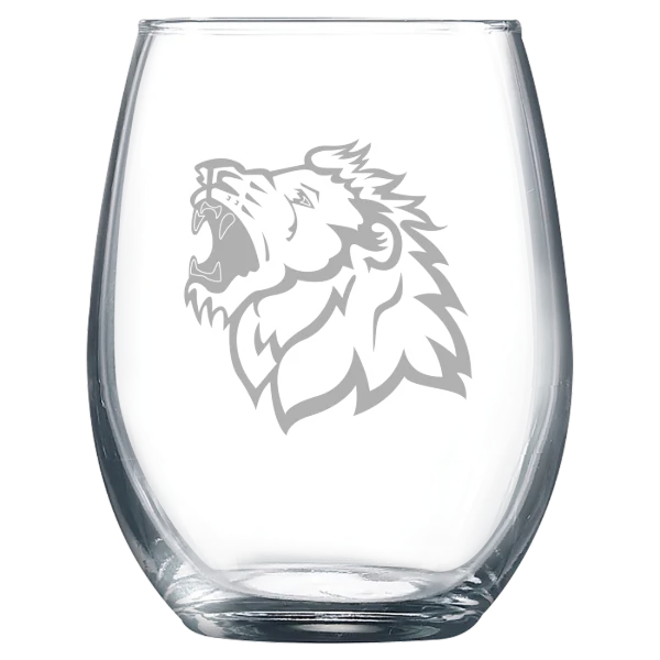 Missouri Southern State University Polar Camel 9 oz. Stemless Wine Glass